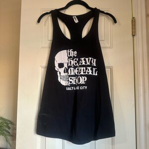 Black Heavy Metal Shop Tank Top